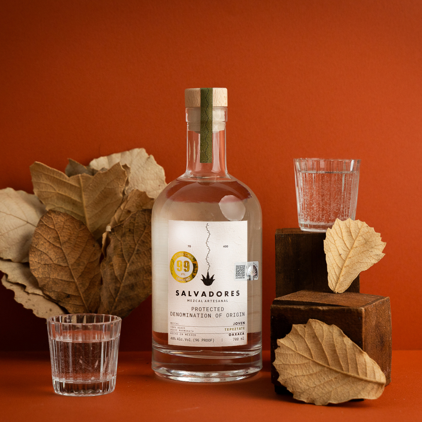 Mezcal Salvadores Tepeztate, Joven 48% ABV