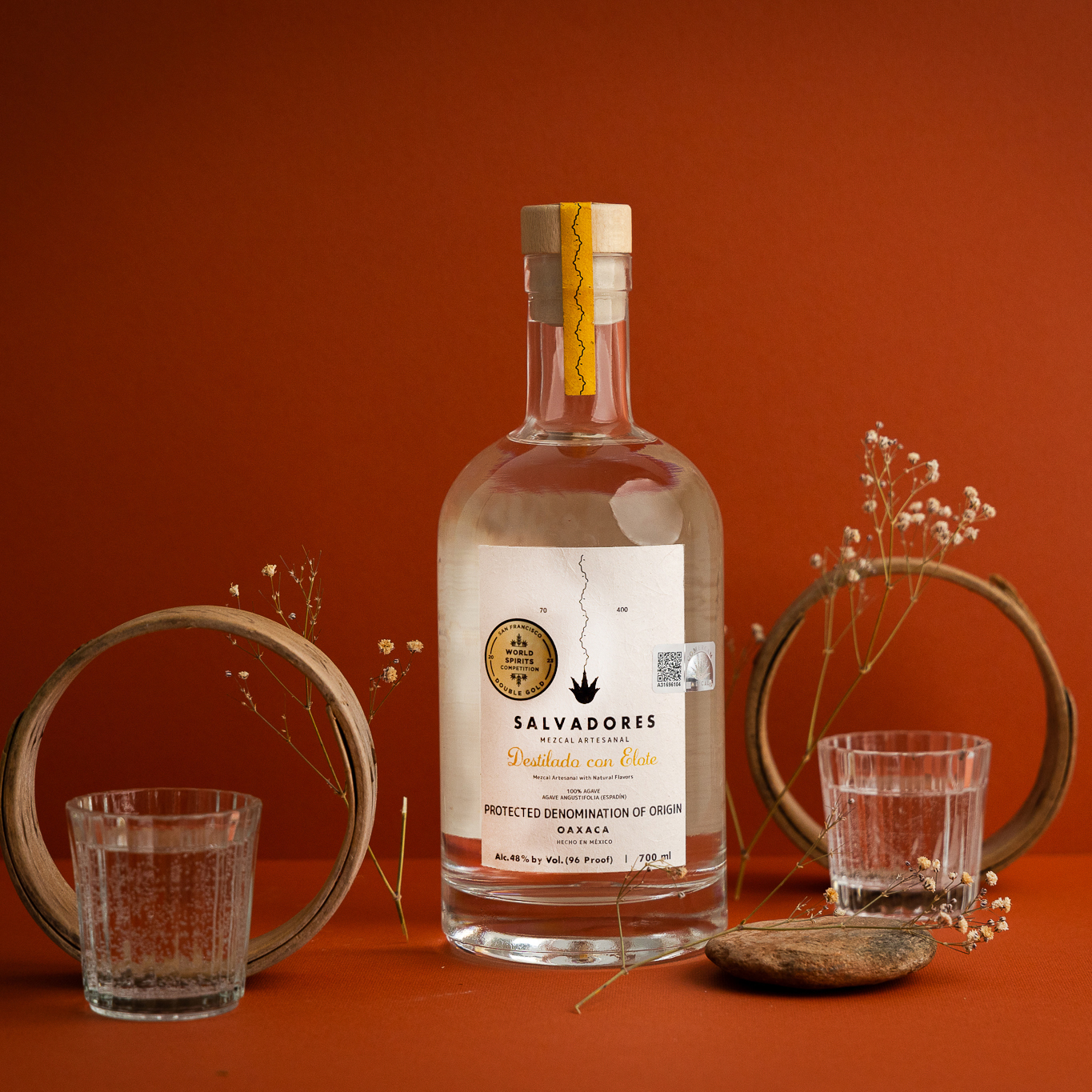 Mezcal Salvadores – Destilado con Elote, 48% ABV