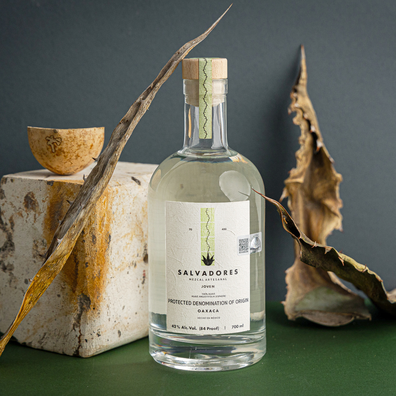 Mezcal Salvadores Espadín Joven, 42% ABV