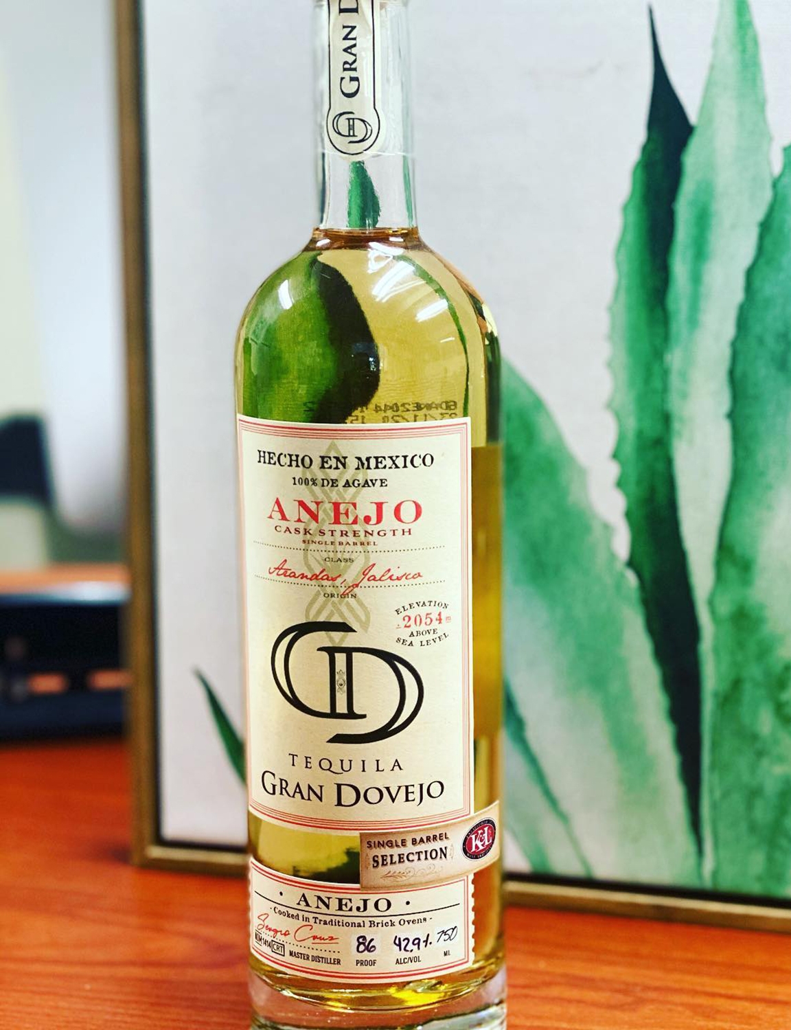 Tequila Gran Dovejo, Añejo 40% ABV