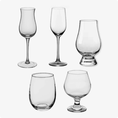 Wählen Sie das richtige Glas