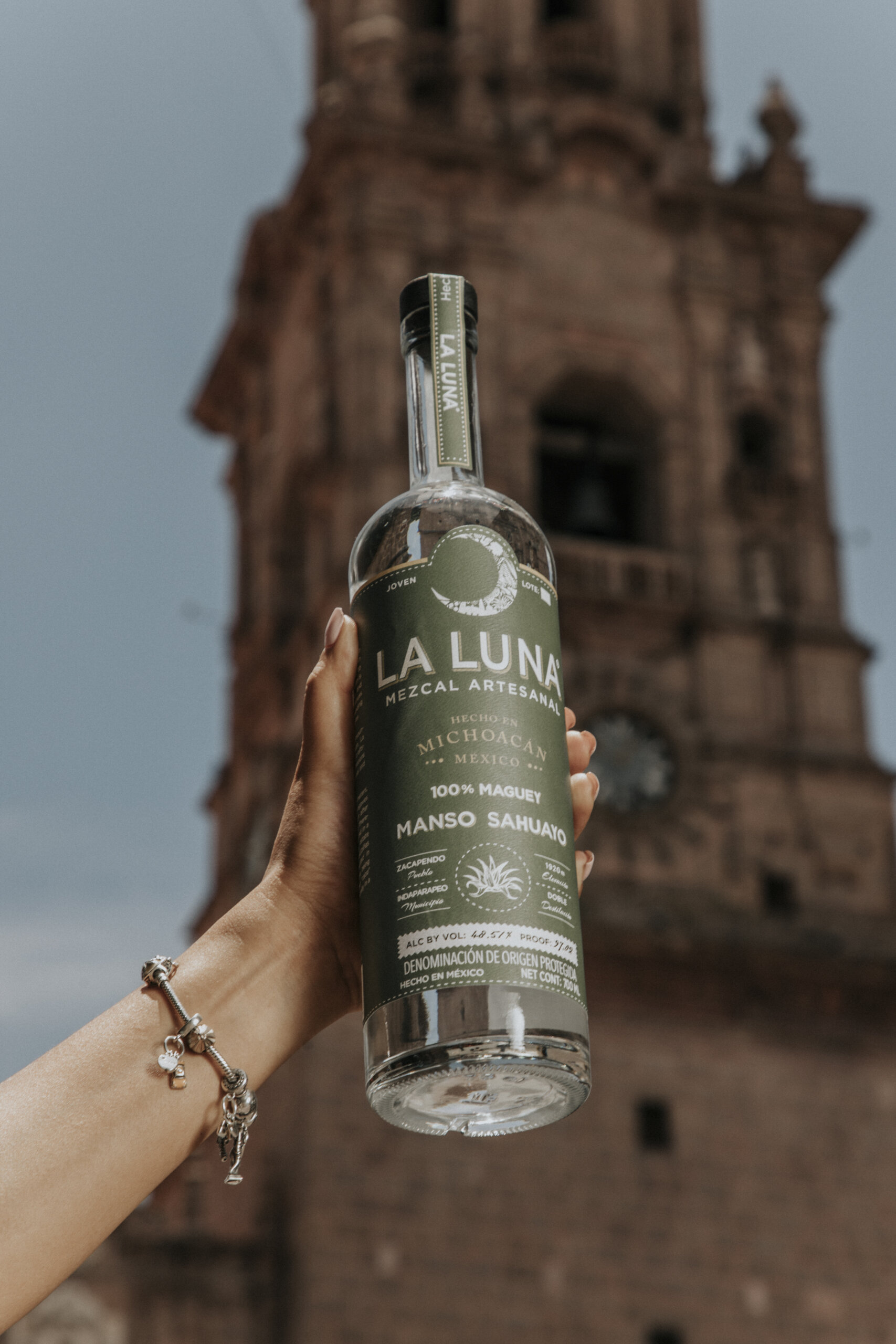 Mezcal La Luna, Manso Sahuayo, ABV 48.51%