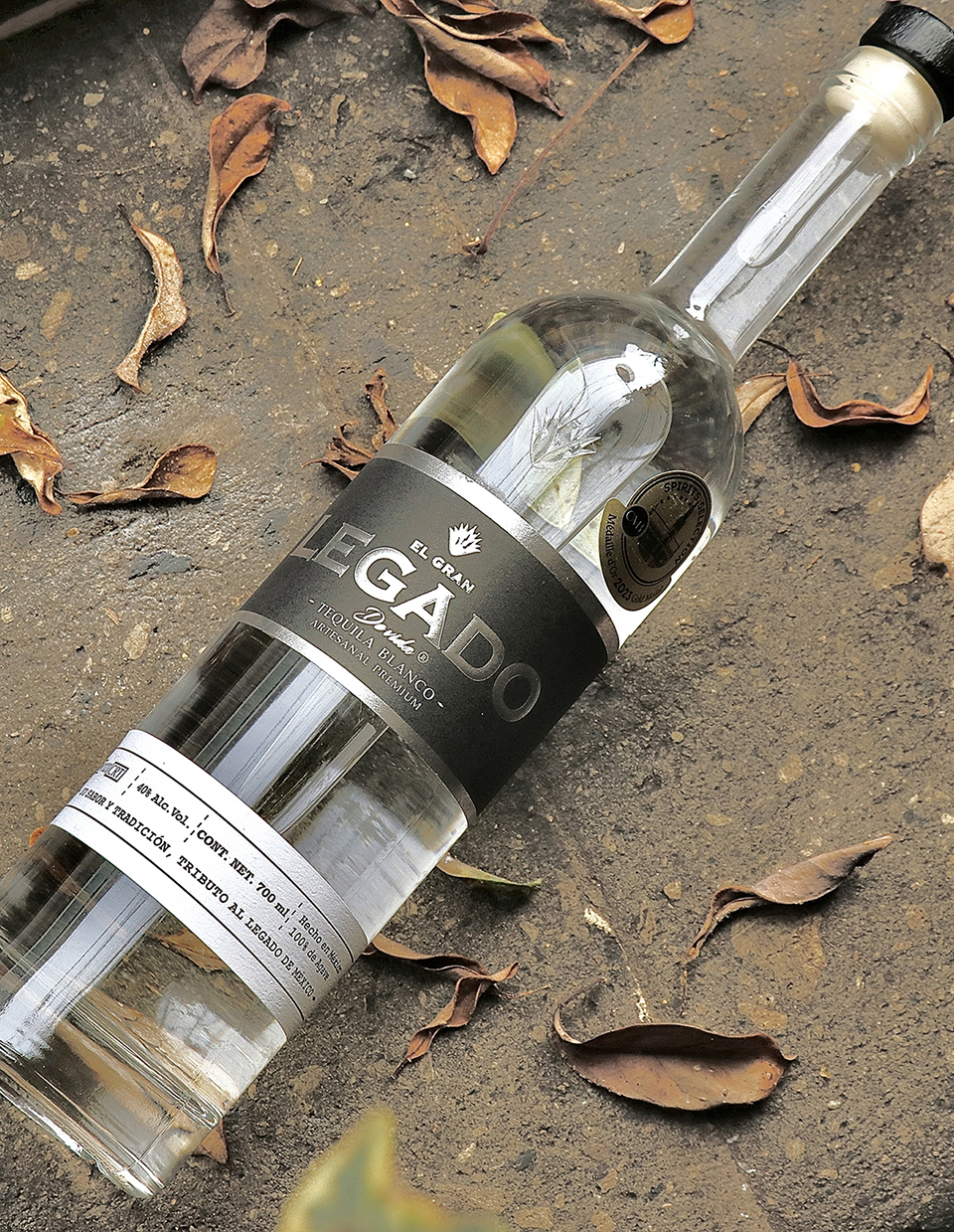 Tequila “El Gran Legado”, Blanco 40% ABV