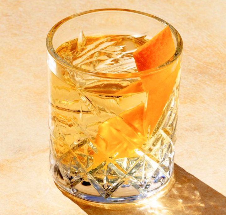 Mezcal- en tequilacocktail “Oaxaca Old-Fashioned”