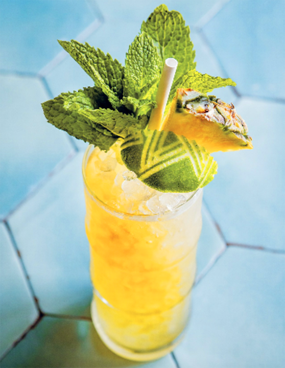 Mezcal cocktail “Strangers in Paradise”