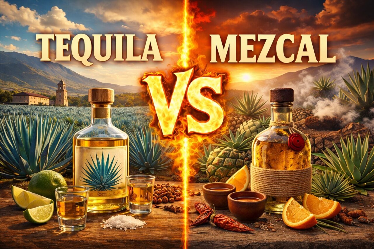 Smag og aromaer: Tequila vs. Mezcal
